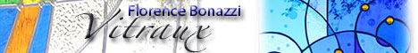 Florence Bonazzi graphiste et créatrice de vitraux Saône-et-Loire Bourgogne-Franche-Comté